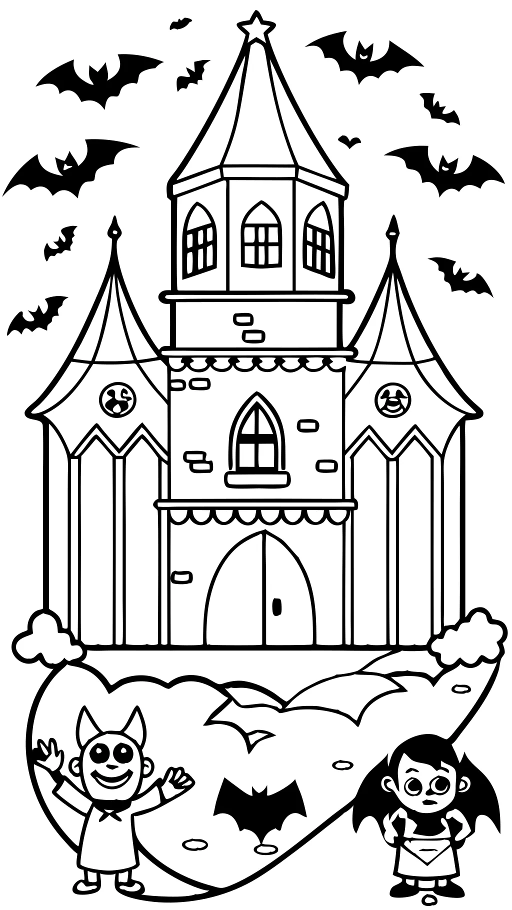 coloring pages hotel transylvania